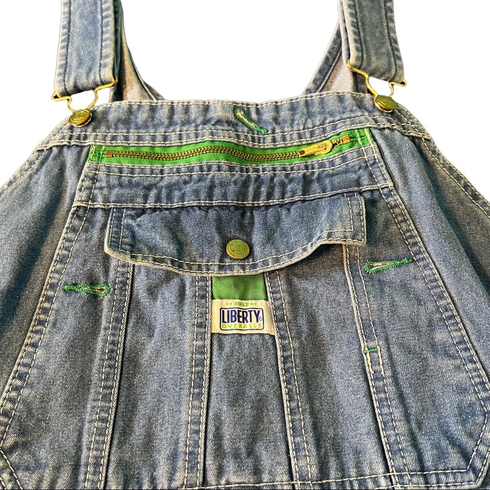 Liberty Blue Denim Overalls Size 40 x 30